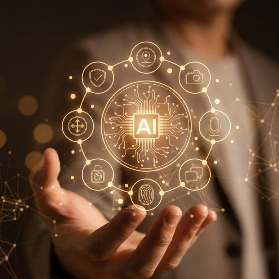 AI как рычаг - сеть автоматизированных задач в одной руке